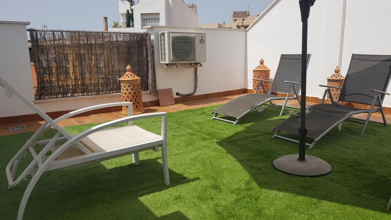 Malaga Centro Terrazaアパートメント エクステリア 写真
