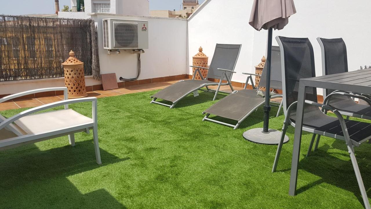 Malaga Centro Terrazaアパートメント エクステリア 写真