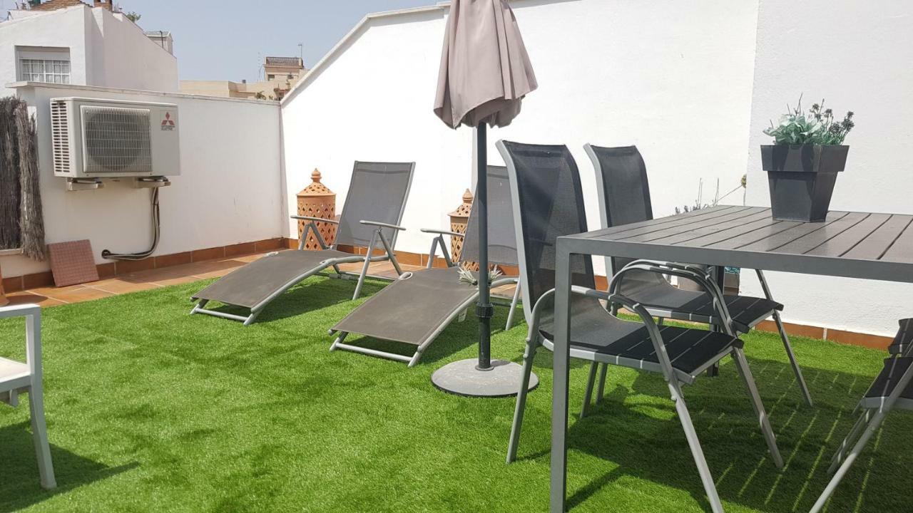 Malaga Centro Terrazaアパートメント エクステリア 写真