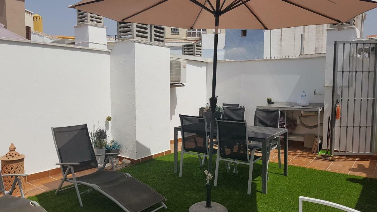 Malaga Centro Terrazaアパートメント エクステリア 写真